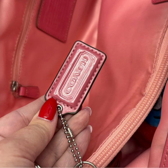 Coach Beige and Pink Floral Tote - Picture 8 of 8